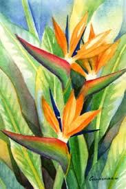 Abstract Bird Of Paradise Watercolor Bird Of Paradise Susan Cardenas Watercolor Paradise Painting Flower Painting Abstract Painting