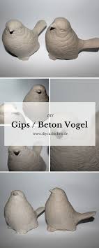 Beton Vogel Ganz Einfach Selbermachen Schone Gartendeko Diy Vase Diy Und Selbermachen Basteln Mit Beton