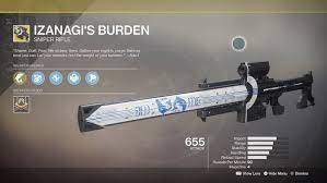 Jan 15, 2019 · destiny 2 how to unlock izanagi's burden guide. Destiny 2 How To Get Izanagi S Burden Playstation Universe