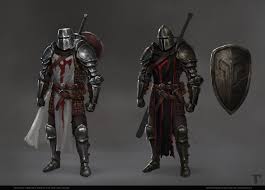 Templar Armor By Michal Salata Imaginaryknights Fantasy Armor Knight Armor Dark Fantasy Art