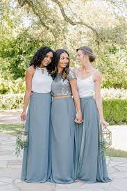 20 Dusty Blue Bridesmaid Dresses Youll Love Bridesmaid Dresses Separates Unique Bridesmaid Dresses Bridesmaid Skirts