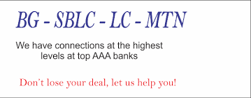 A letter of credit is a document from a bank that guarantees payment. Bank Instruments Bg Sblc Mtn Lc