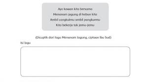 Check spelling or type a new query. Isi Dan Tempo Yang Sesuai Lagu Menanam Jagung Ciptaan Ibu Sud Tribun Padang