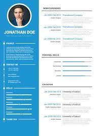 From this page you'll find professional word resume templates with clear design. Free Resume Template On Behance