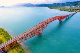 This is the computer simulation video of the light and sound show on the ongoing san juanico bridge aesthetic lighting project. San Juanico Bridge Is An Arch Shaped The Island Nomad Facebook