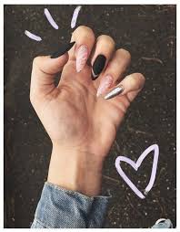 Black And White Acrylic Nail Ideas Black White Acrylic Coffin Nail Ideas Are Timeless Classics 00066 Armaweb07 Com Trendy Nails Manicure Nail Manicure