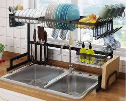stainless steel over the sink dish