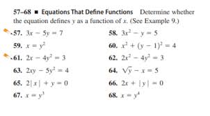 You can input any value of b and get you're answer without worrying about a. Answered 57 68 Equations That Define Functions Bartleby