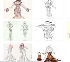 18 model baju brokat kombinasi satin terupdate 2022 sumber gambar : Patterns Sketches Design Kebaya For Android Apk Download