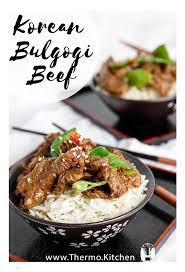 An Asian Banquet Cookbook Bulgogi Beef Food Thermomix Recipes