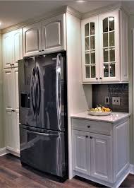 Tangkula sideboard buffet storage cabinet, kitchen storage cabinet with 2 glass doors, liquor cabinet for home kitchen dining room, cupboard console table, curio cabinet (white). Rotterdam Kitchen Remodel Storage Solutions From Michaela Capitol Kitchens And Baths