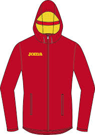 joma raincoat r f e a jackets waterproof red men s clothing