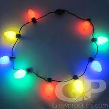 Large Christmas Bulb Light Necklaces Multi Color Christmas Bulbs Christmas Light Necklace Centerpiece Lamp