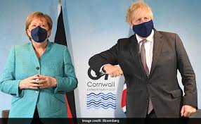 Angela dorothea merkel (née kasner; Boris Johnson Elbow Bumped Angela Merkel No Response