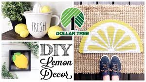 Diy Dollar Tree Lemon Decor 3 Projects Lemon Decor Dollar Tree Dollar Tree Diy