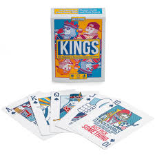 Playing cards for games, playing cards with standard deck faced designs, poker cards, bridge cards etc. Kings Drinking Game Playing Cards Waterproof Custom Plastic Cards With Instructions On The Cards Ring Of Water Waterfall King S Cup By Brewski Brothers Amazon Com Au Toys Games