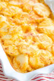 Cheesy Scalloped Potatoes Au Gratin Recipe Easy Cheesy Scalloped Potatoes Cheesy Scalloped Potatoes Recipe Scalloped Potato Recipes