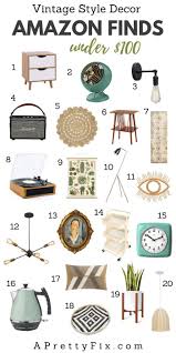 Amazon Vintage Inspired Decor Finds Under 100 A Pretty Fix Vintage Inspired Decor Amazon Home Decor Amazon Decor