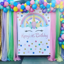 Printed Shipped Unicorn Digital Backdrop Unicorn Etsy Unicorn Birthday Parties Unicorn Birthday Unicorn Decorations