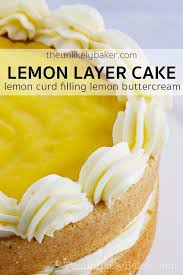 Lemon Cake With Lemon Curd Filling Smooth And Silky Lemon Curd Reside Between The Layers Of This So Lemon Dessert Recipes Lemon Cake Recipe Lemon Curd Recipe