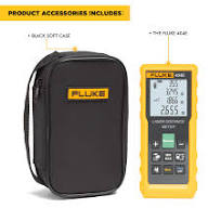 Fluke 404E 40mtr Digital Laser Distance Meter Tape with Free Carry Case  Large LCD Display IP54 Dust & Water Resistant Distance Area and Volume ...