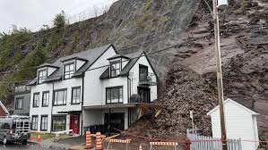 Éboulement sur une résidence de Lévis