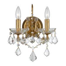 The jewelry company branches out to create architectural displays that light up the room. 50 Most Popular Swarovski Crystal Wall Sconces For 2021 Houzz