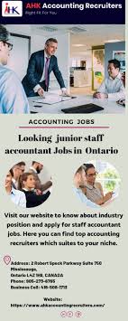 Looking Junior Staff Accountant Jobs In Ontario Accounting Job Ideas Of Accounting Job Accountingjob Accounting Jobs Employment Agency College Budgeting