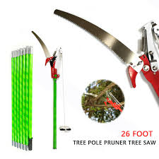 Does it make a big difference in the ease of use? 26 Foot Pole Saw Tree Trimmer Saw Tree Pole Pruner Tree Saw Trimming Cutter Ebay