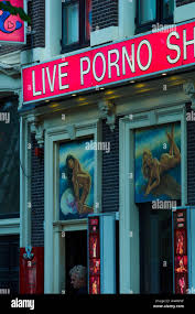 Live porno show sign in Amsterdam, Netherlands Stock Photo - Alamy