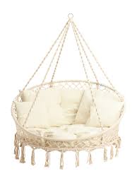 Indoor Outdoor Hanging Macrame Chair Outdoor T J Maxx Amaca Per Interni Amaca Doccia Esterna