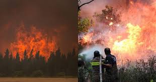 Τα ιταλικά αεροσκάφη, μαζί με τα ελληνικά, θα ξεκινήσουν. Fwtia Twra Se Eyboia Kai Kefalonia Megalh Epixeirhsh Ths Pyrosbestikhs Kai Sta 2 Metwpa