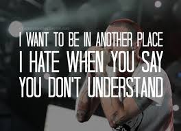 A Place For My Head Linkin Park Lyrics We Will Rock You Musica Estampas