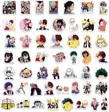 huapa anime stickers 200pcs including jujustu kaisen kakegurui demon slayer my hero academia stickers mixed popular vinyl pack for chair travel case bumper cars laptop luggage skateboard bed bag everything else