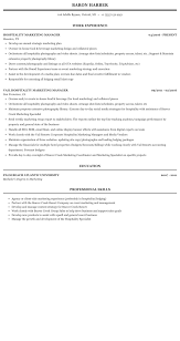 10+ examples and best sales manager resume samples with detailed guides for hotel sales managers, retail sales managers and much more. Hospitality Marketing Manager Resume Sample Mintresume