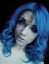 Halloween Makeup Ideas Blue Hair Wigs Blog Star Style Wigs Halloween Makeup Special Effects Makeup Mermaid Makeup