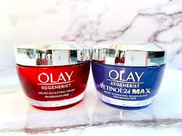 Olay Regenerist Micro-Sculpting Cream vs Olay Retinol 24 Max Night  Moisturizer - A Beauty Edit