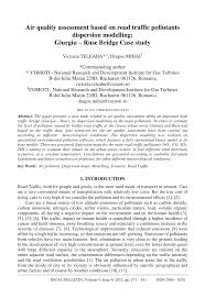 Pentru alte sensuri vedeți anm (dezambiguizare). Pdf Air Quality Assessment Based On Road Traffic Pollutants Dispersion Modelling Giurgiu Ruse Bridge Case Study