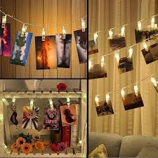 Flexible hose clip light is designed to protect the eyes, safe and convenient. 4 2m 40 Led Photo Clip String Lights Usb Powered Photo Peg Clip Light Hanging Overstock 17683792 White