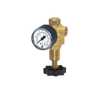 Druckregler für Wasser, inkl. Manometer, G 1/4, 0,5 - 10 bar