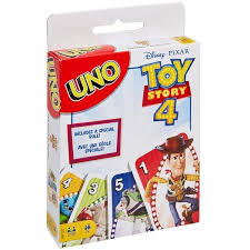 Uno Toy Story 4 Toy Story Jeu De Cartes Pixar