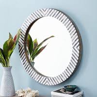 Check spelling or type a new query. Metal Frame Oversized 48 Round Mirror