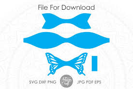 Download Free Svgs Download Butterfly Bow Template Svg Cut Files Free Design Resources