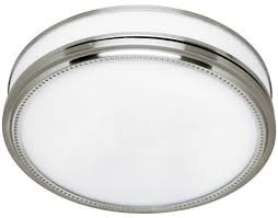 Hunter Fan Company 83001 Riazzi Bathroom Fan With Light And Nightlight Brushed Nickel Health Care