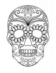 Take a deep breath and relax with these free mandala coloring pages just for the adults. Sugar Skull Coloring Pages 100 Pictures Free Printable