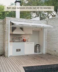 Dump A Day Simple Ideas That Are Borderline Genius 21 Pics Want About Using An Open Out Garage Door Outdoor Kitchen Outdoor Kitchen Design Outdoor Rooms