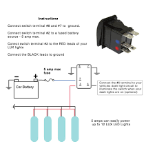 Led Rock Light Lux Logo Rocker Switch Lux Lighting Systems