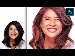 create painting effects with photoshop youtube photoshop painting desain editorial