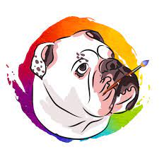 I love the drawing even more than the photo. Lildog Studio Original Art By Amy Pilafas Home Facebook
