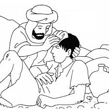 Parable of the good samaritan coloring page. The Good Samaritan Coloring Page Coloring Pages For Kids And For Coloring Home